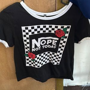 Crop top barely worn